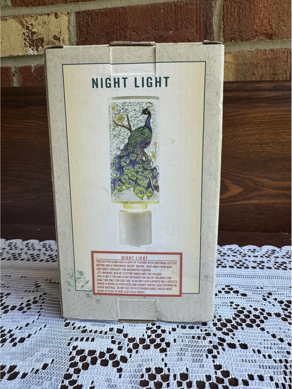 Cracker Barrel Exclusive Peacock Design Night Light